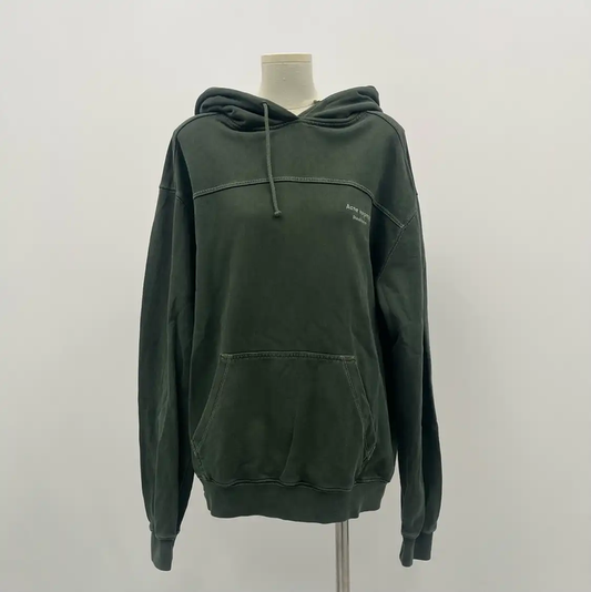 Acne Studios Green Cotton Men's Hoodie