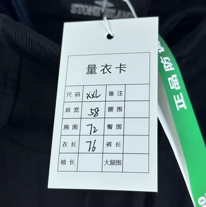 Stone Island Black Cotton Blend Hoodie 0089