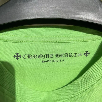 Chrome Hearts Men's Green Cotton T-Shirt 0089