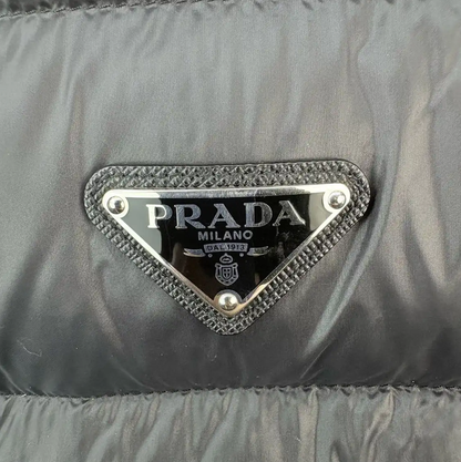 Prada Black Men's Down Vest M Size