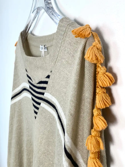 Loewe Brown Knitted Sweater for Men 0089