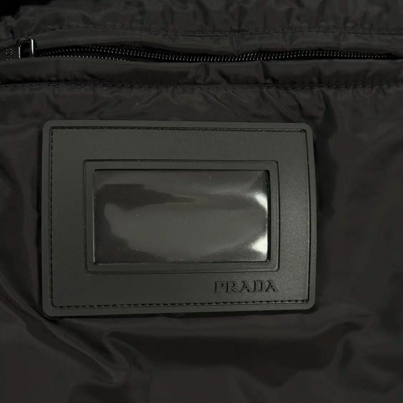 Prada Men's Black Polyester Down Jacket