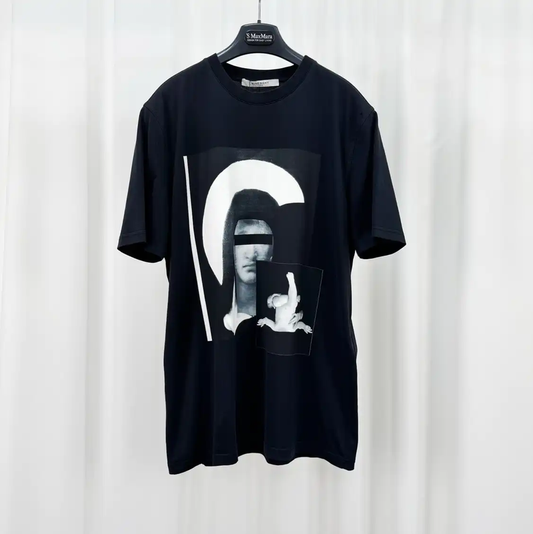 Givenchy Black Logo Graphic Short Sleeve T-shirt 0089