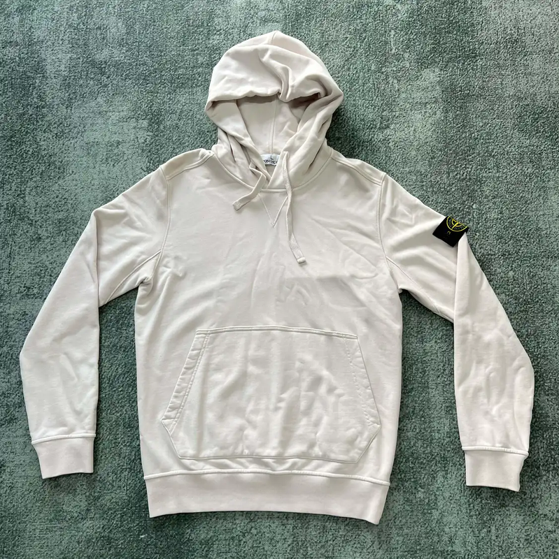 Stone Island Men's Long Sleeve Hoodie in Pink 0089