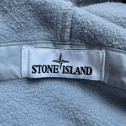 Stone Island Light Blue Cotton Blend Jacket 0089