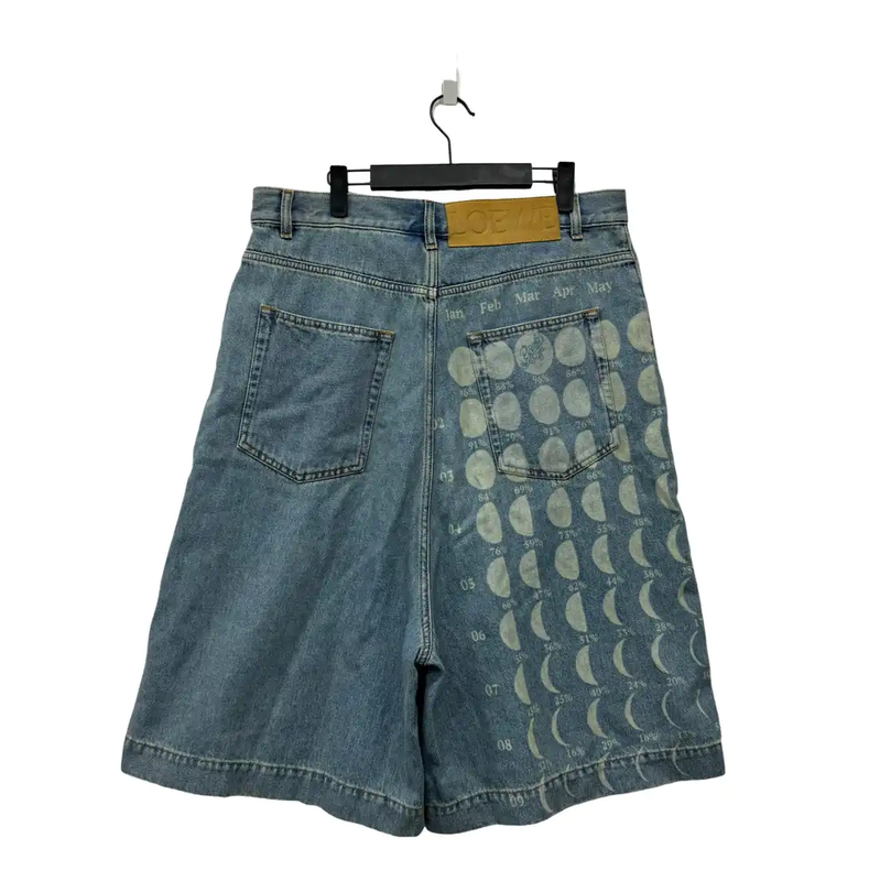 Loewe Blue Denim Men's Shorts 0089