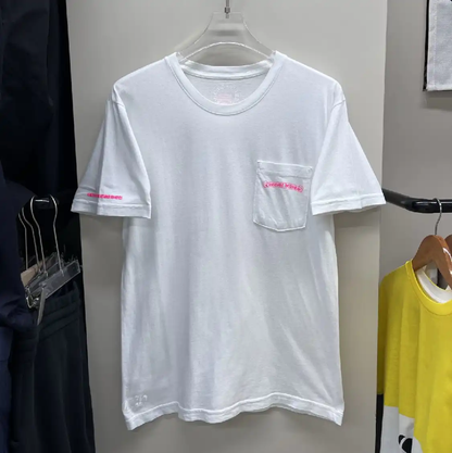 Chrome Hearts Men's White T-Shirt with Pocket 0089
