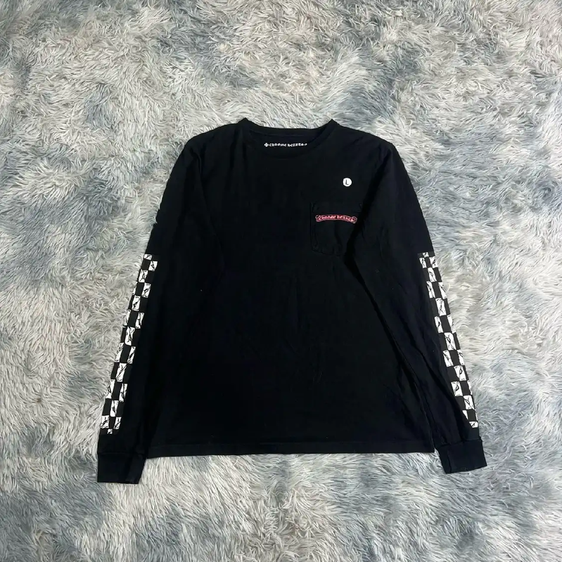 Chrome Hearts Black Long Sleeve Cotton Sweatshirt 0089