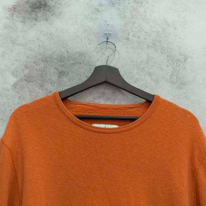 Stone Island Orange Long Sleeve Sweatshirt for Men 0089