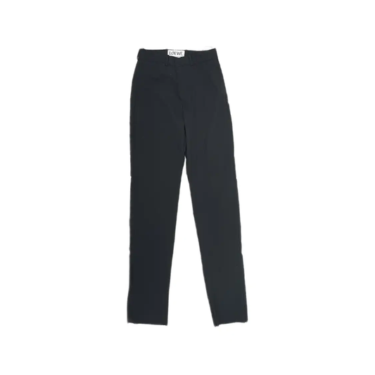 Loewe Black Cotton Blend Casual Pants 0089