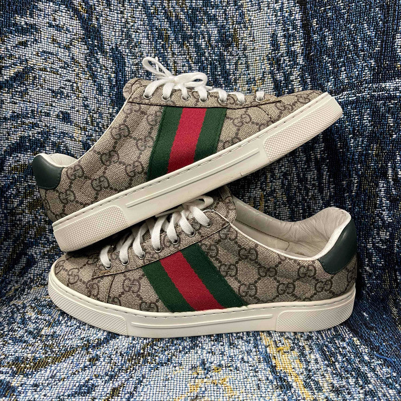 Gucci Ace Leather Low-Top Sneakers 0079