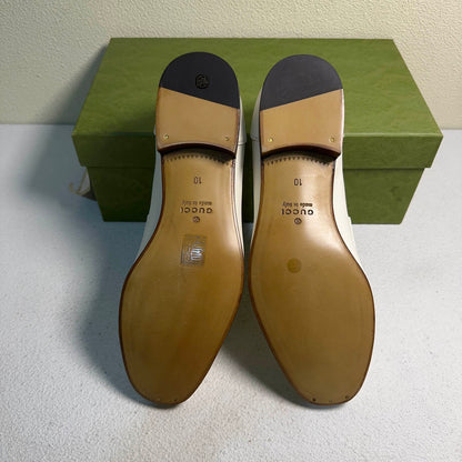 Gucci Interlocking Leather Slip-On Casual Shoes 0079