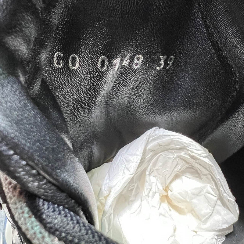 Louis Vuitton Leather Sports Sneakers in Black and Blue 0079