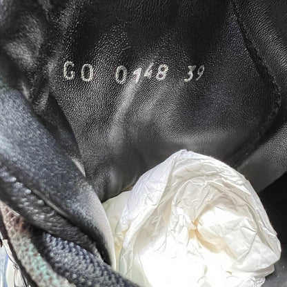 Louis Vuitton Leather Sports Sneakers in Black and Blue 0079