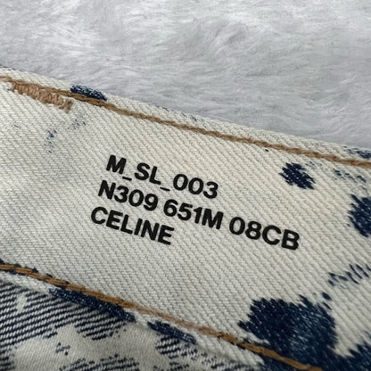 Celine Tie-Dye Denim Pants 31 Size