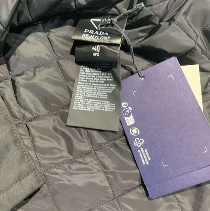 Prada Black Nylon Men's Outerwear Jacket