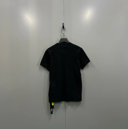 Prada Men's Black Logo Cotton Short Sleeve T-Shirt