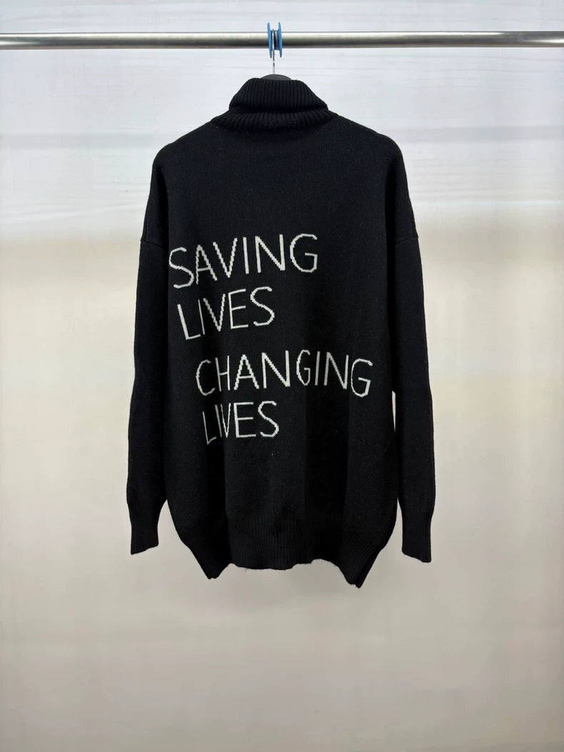 Balenciaga World Food Programme Black Sweater