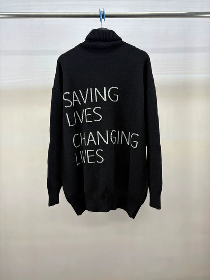 Balenciaga World Food Programme Black Sweater