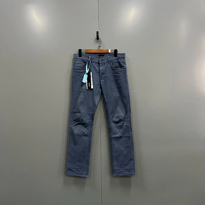 Prada Casual Blue Cotton Pants for Men