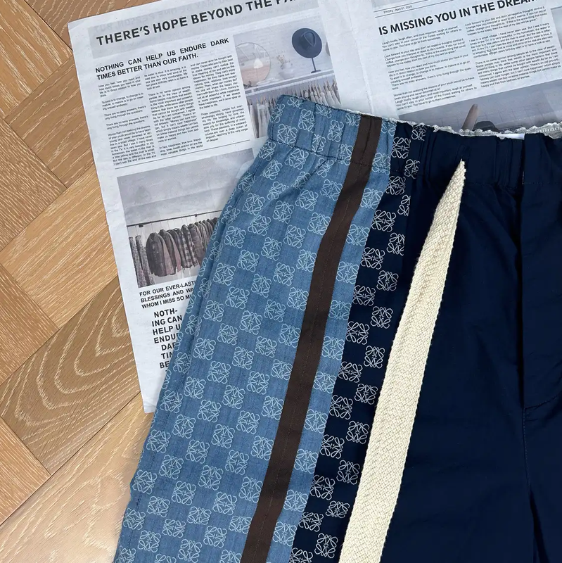 Loewe Casual Blue Men's Pants 0089