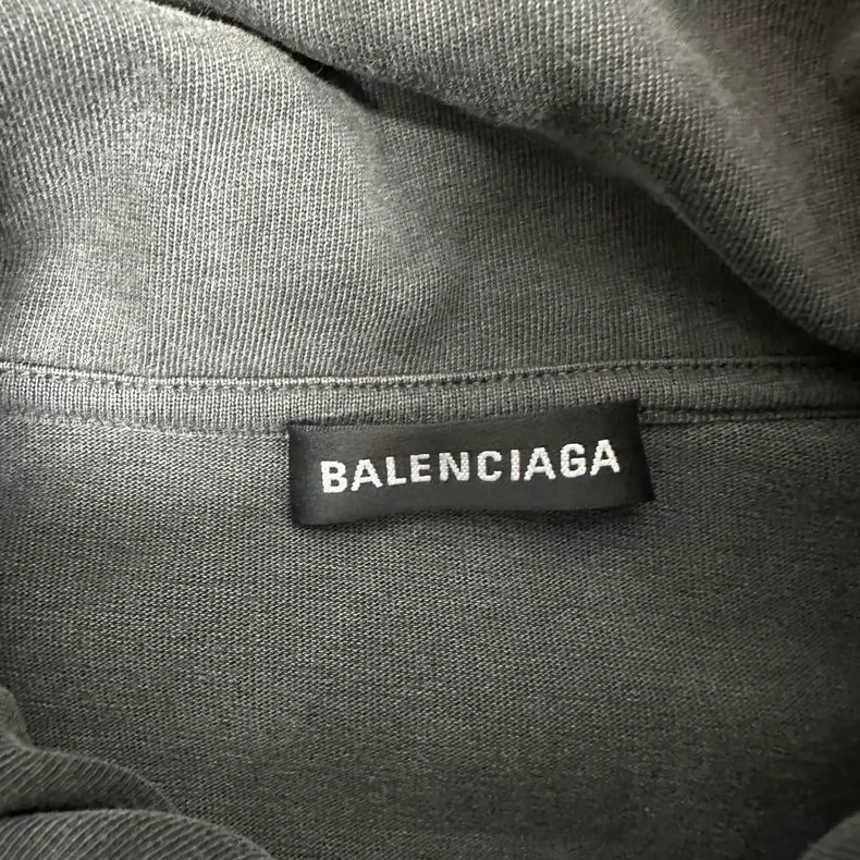 Balenciaga Washed Hooded Jacket