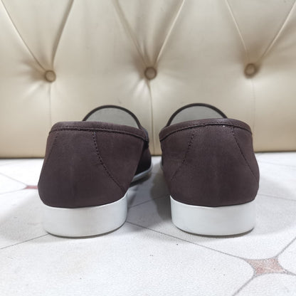 Gucci Horsebit Suede Slip-On Shoes for Men 0079