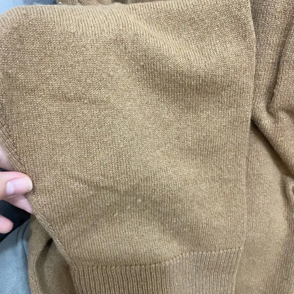 Loewe Brown Cashmere Knit Sweater for Men 0089