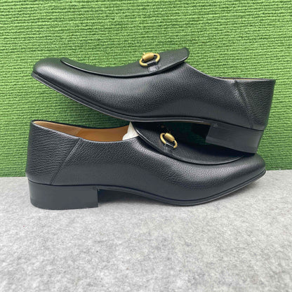 Gucci Jordaan Leather Slip-On Loafers for Men 0079