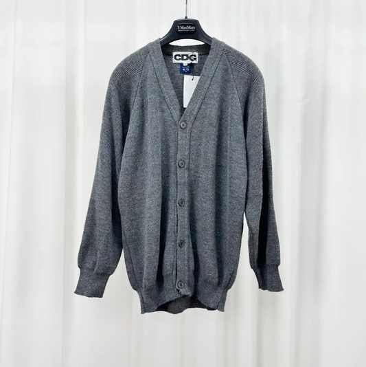 Comme des Garçons Gray Wool Cardigan for Men 0089