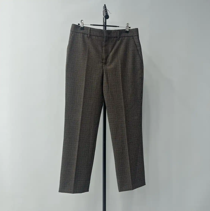 Prada Multi-Color Wool Casual Men's Pants