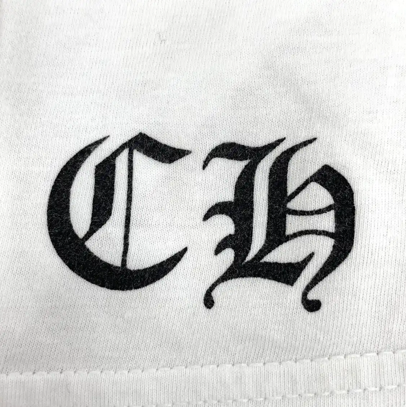 Chrome Hearts White Cotton T-Shirt for Men 0089