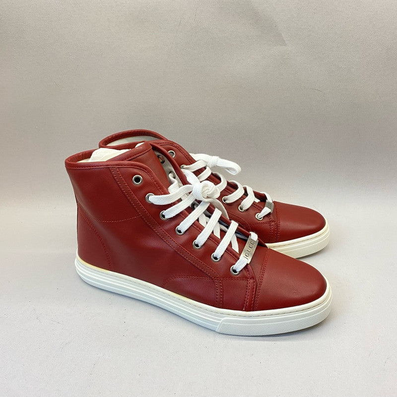 Gucci High-Top Sneakers in Red 0079