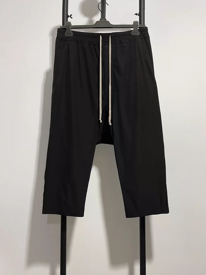 Rick Owens Cropped Pants in Black Color