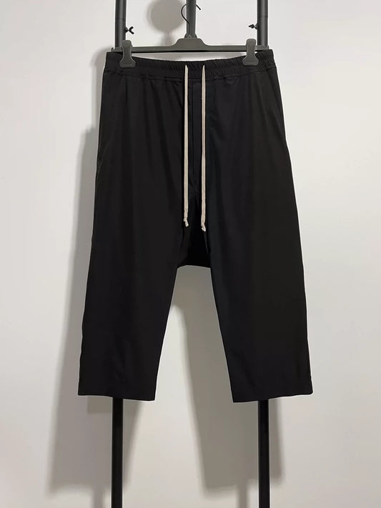 Rick Owens Cropped Pants in Black Color
