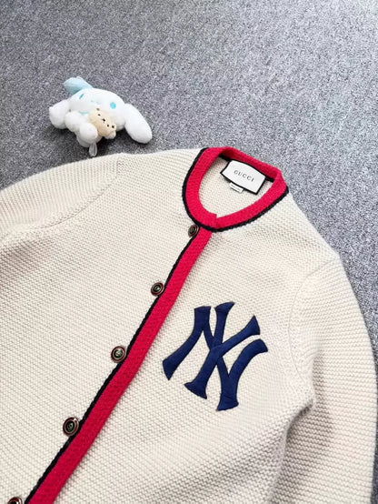 Gucci Ivory Cardigan with Logo