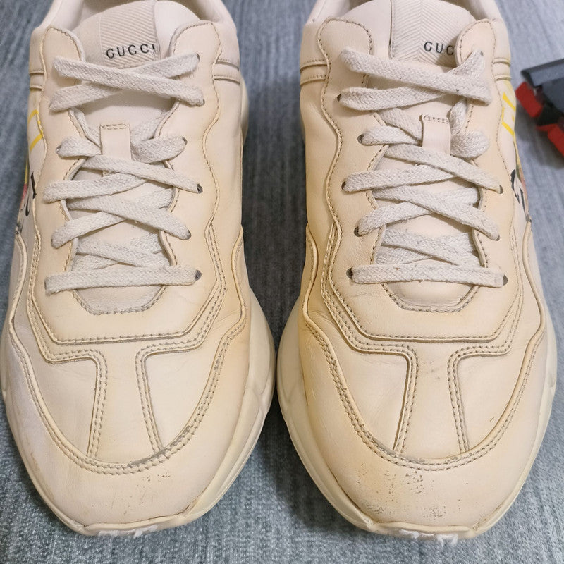 Gucci Rhyton Logo Classic Low-Top Sneakers 0079