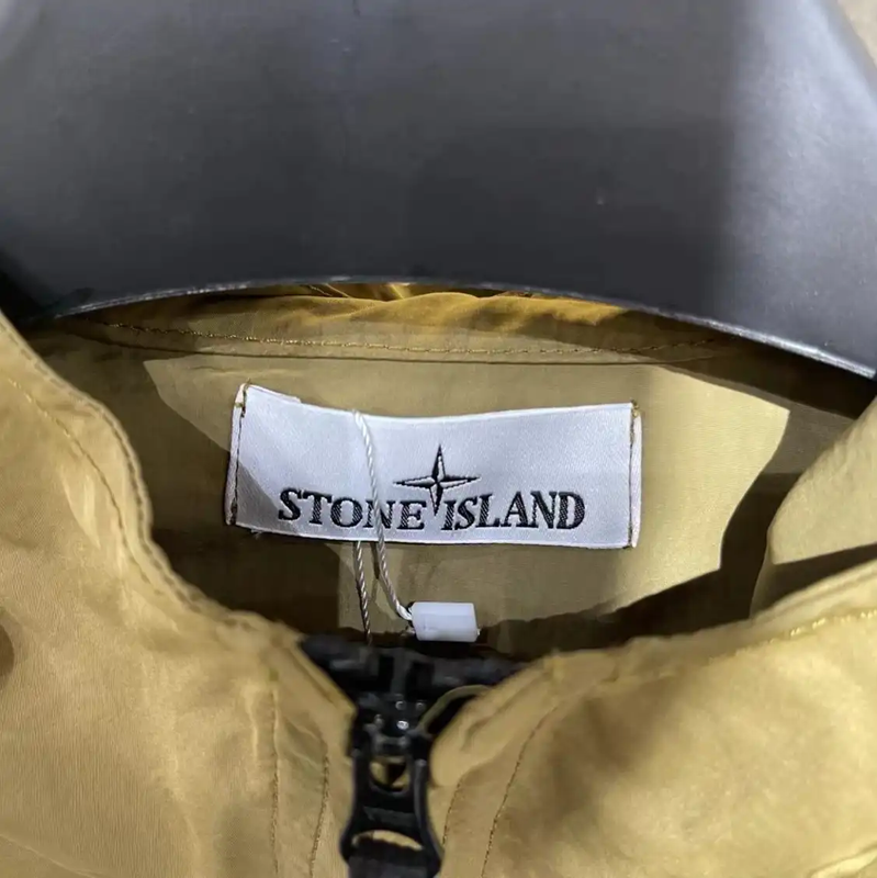 Stone Island Yellow Hooded Jacket 0089