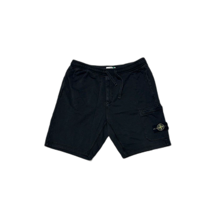 Stone Island Black Casual Sweat Shorts