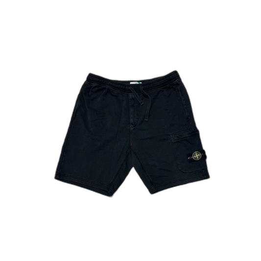 Stone Island Black Casual Sweat Shorts