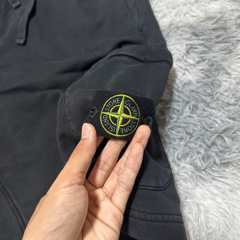 Stone Island Black Casual Sweat Shorts