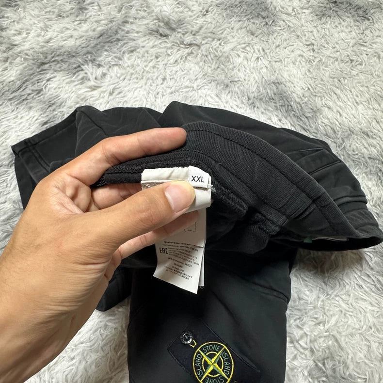 Stone Island Black Casual Sweat Shorts