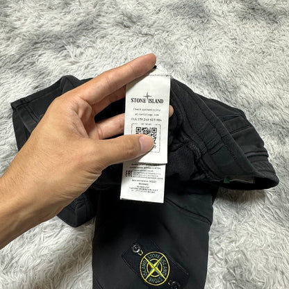 Stone Island Black Casual Sweat Shorts