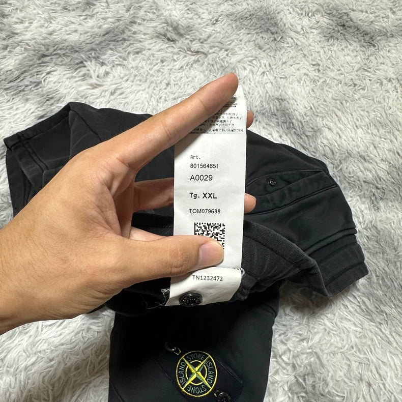 Stone Island Black Casual Sweat Shorts