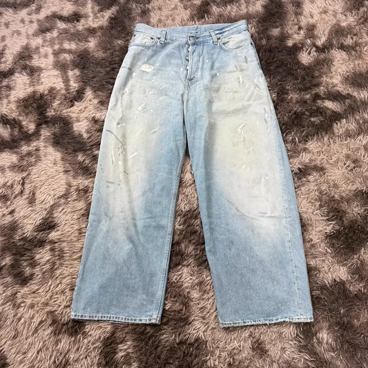 Acne Studios Baggy Paint Splatter Jeans