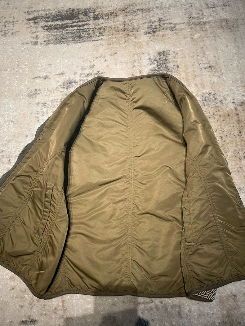 Visvim Liner Vest in Olive Green