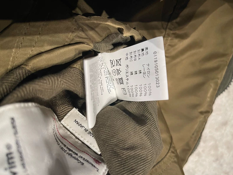 Visvim Liner Vest in Olive Green