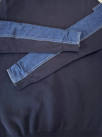 Givenchy Colorblock Cotton Long Sleeve Sweatshirt 0089