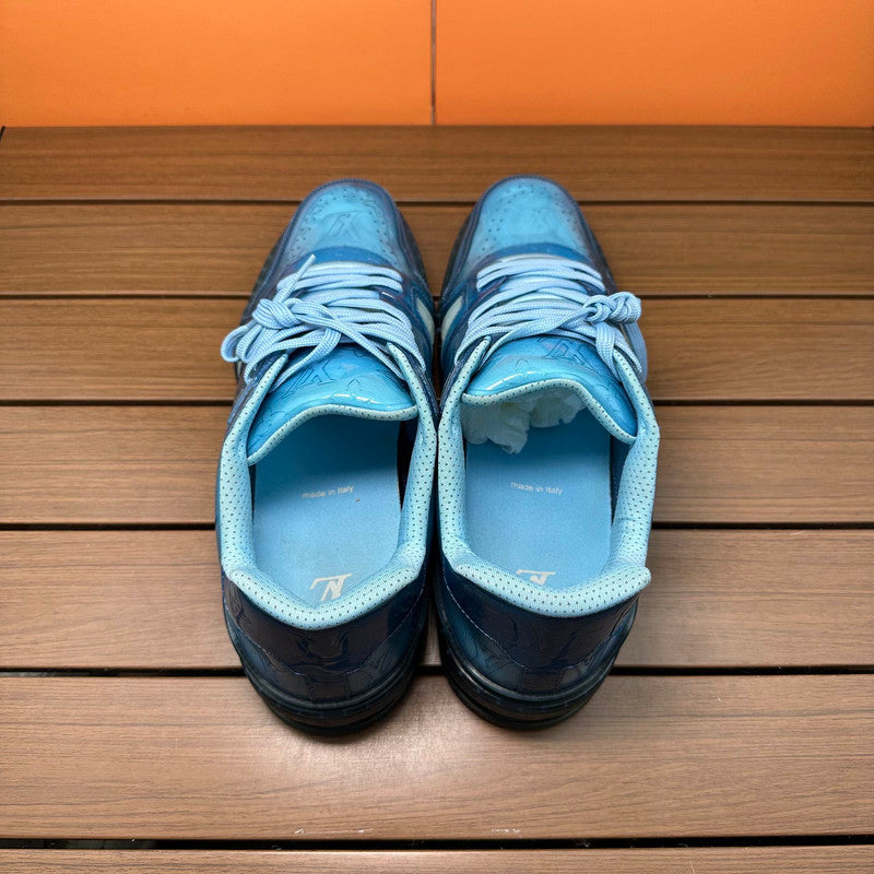 Louis Vuitton Blue Leather Low-Top Sneakers 0079