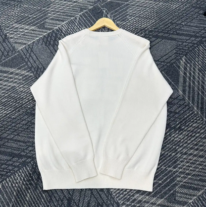 Givenchy Men's Cashmere Knit Sweater in Ivory 0089